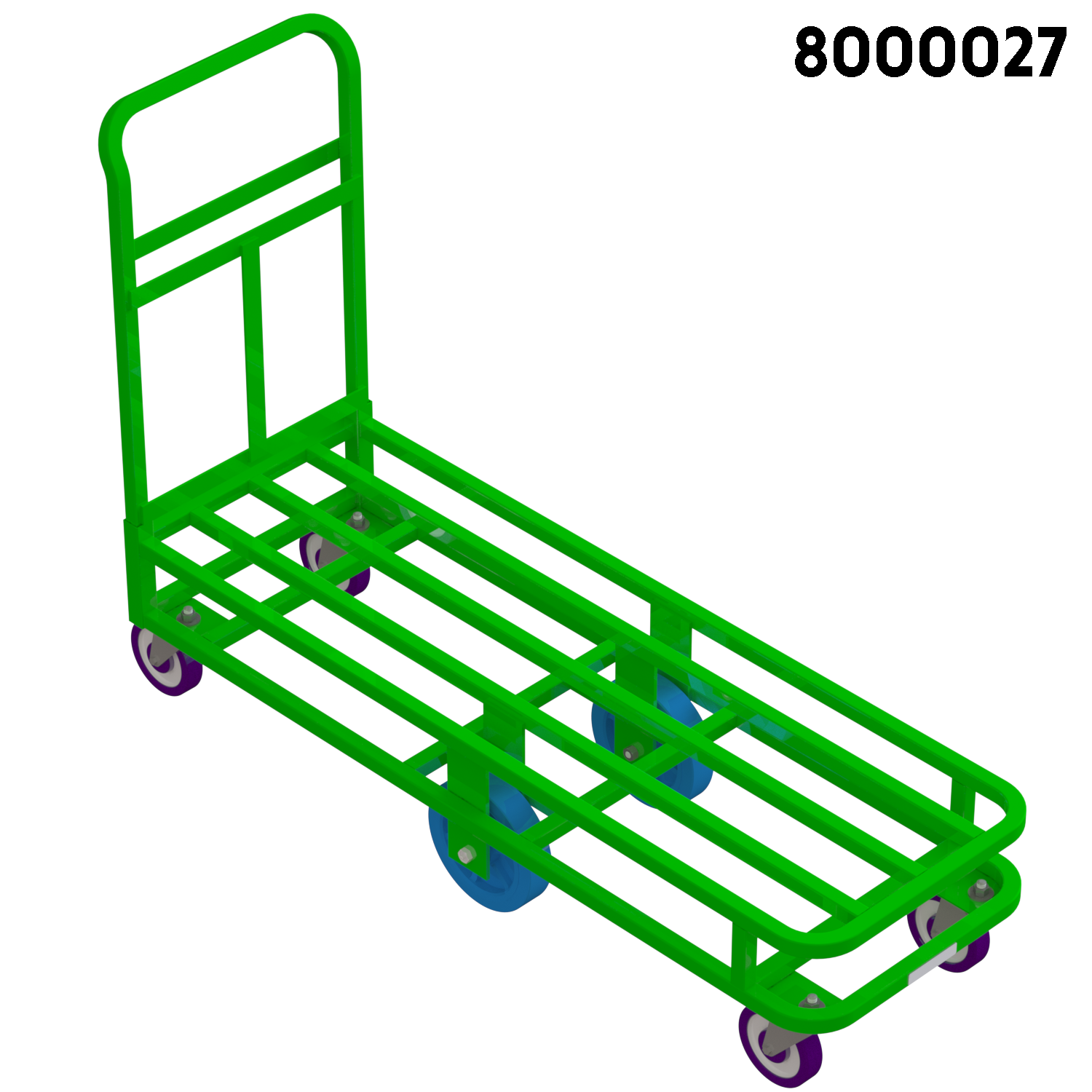 Green Utility Cart industrial cart picking cart material handling