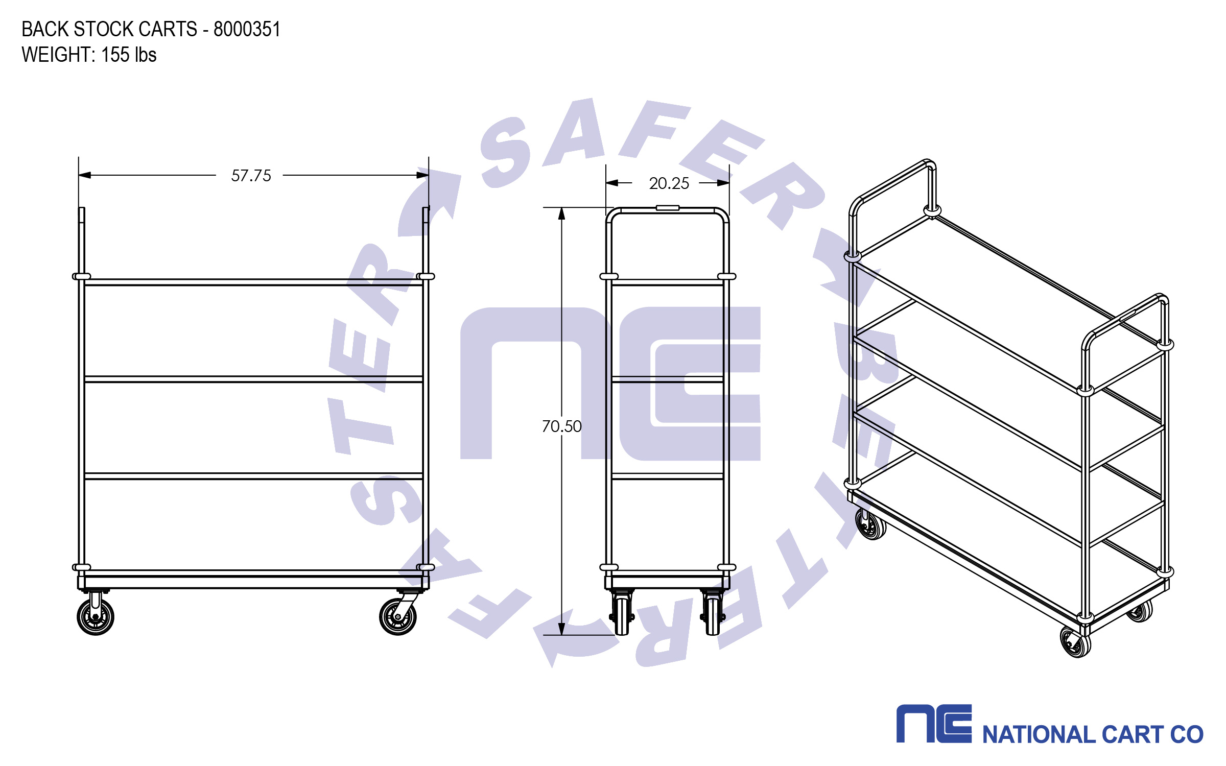 Back Stock Carts National Cart