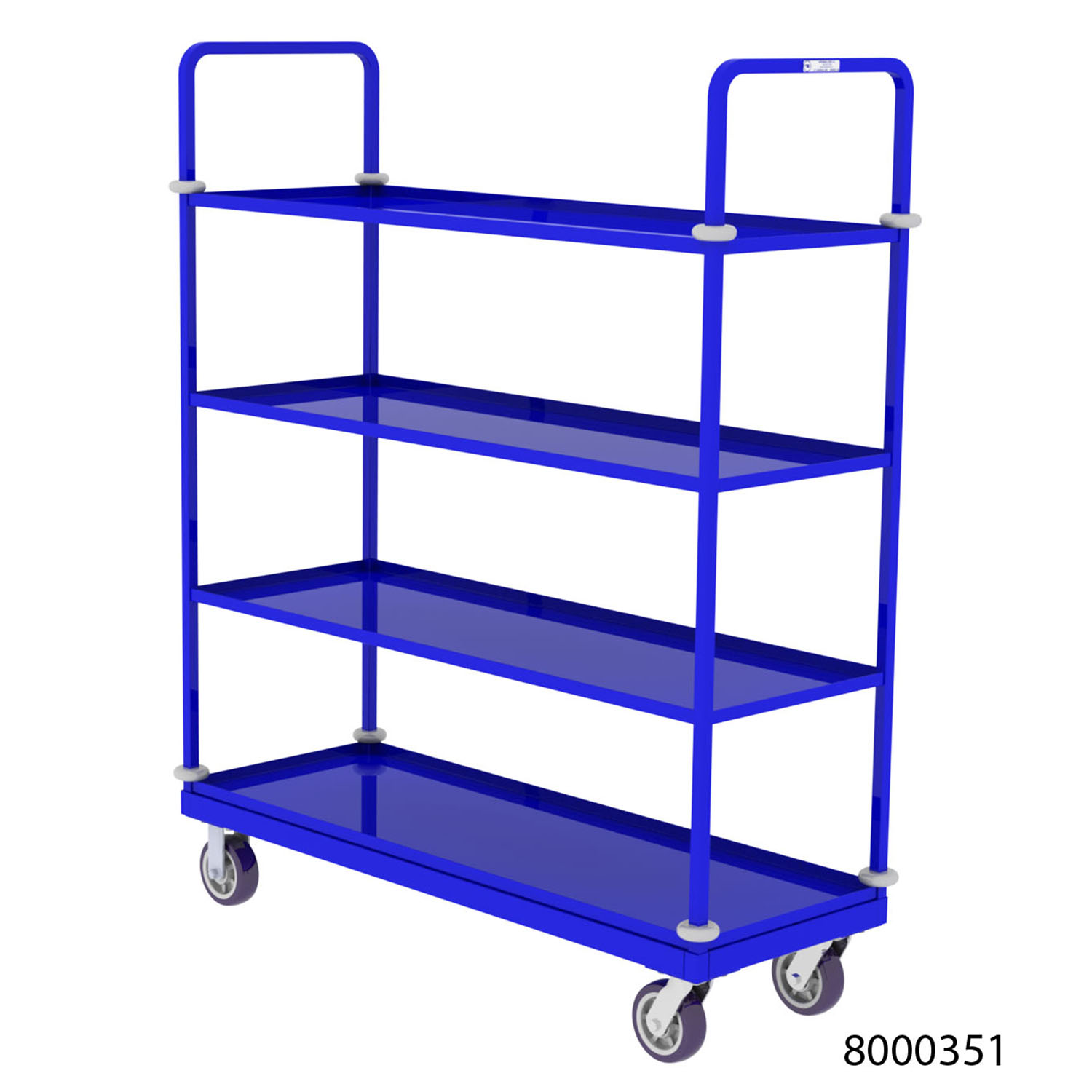 4 shelf INDUSTRIAL CARTS picking cart material handling stock cart