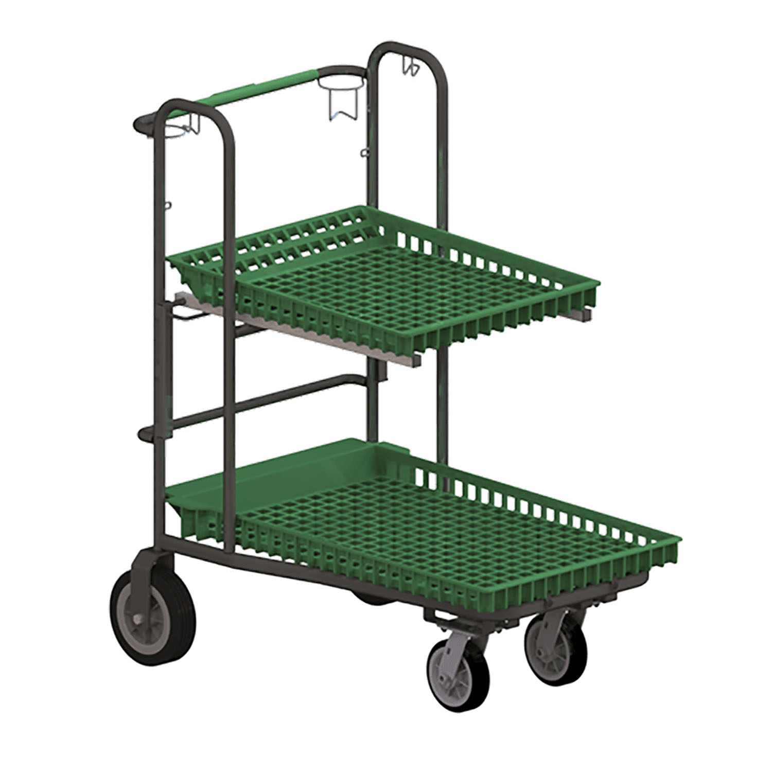 8000806 Plastic Deck Garden Carts industrial cart material handling distribution cart