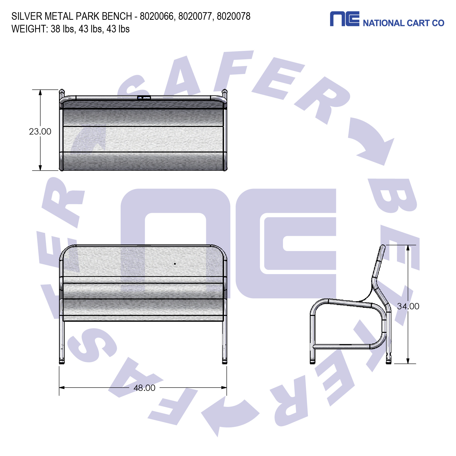 Durable Construction. Made from high-quality perforated metal for strength and breathability. Sleek Silver Finish. Corrosion-resistant coating ensures long-lasting performance. Sturdy Tubular Frame. Provides reliable support for commercial and industrial use.