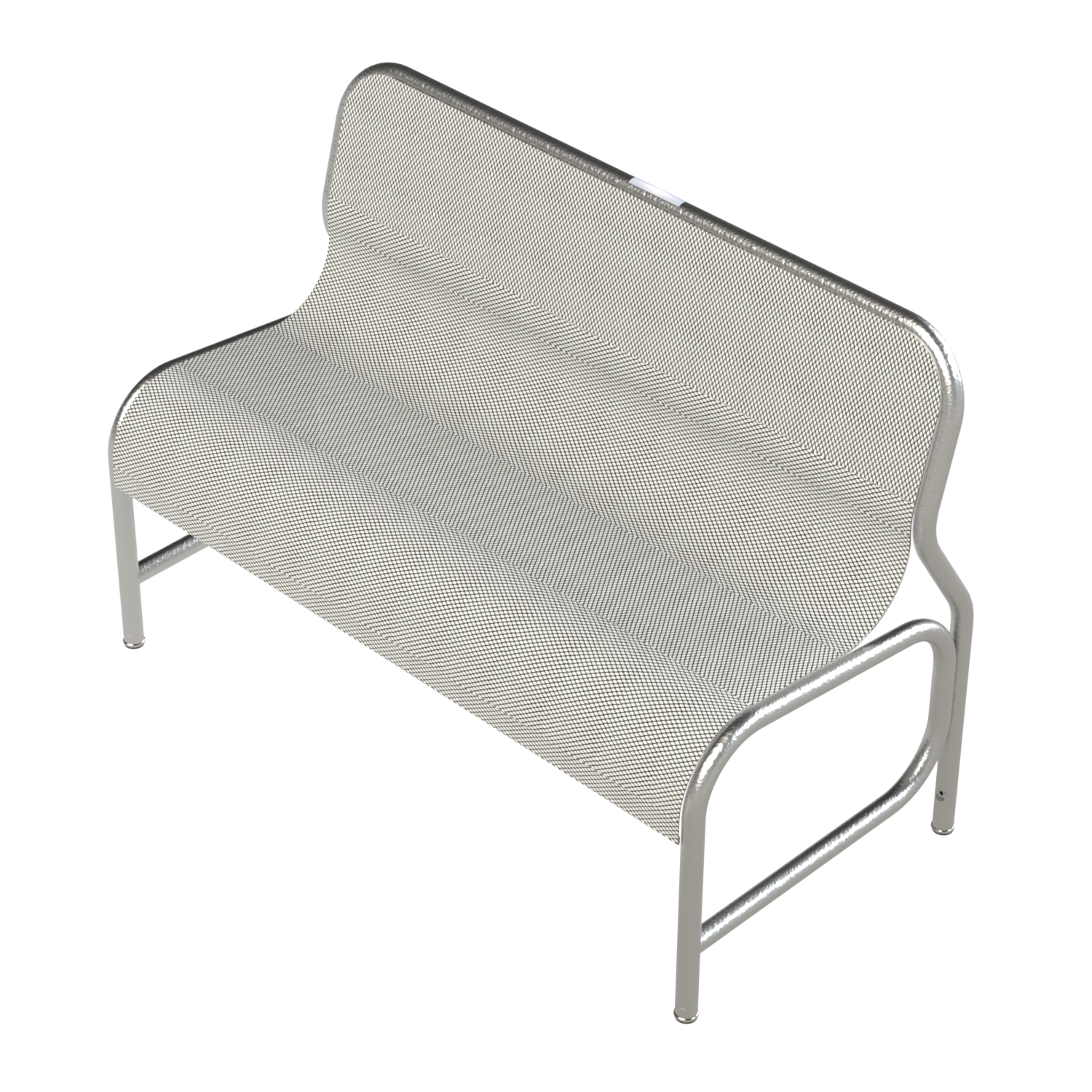 Durable Construction. Made from high-quality perforated metal for strength and breathability. Sleek Silver Finish. Corrosion-resistant coating ensures long-lasting performance. Sturdy Tubular Frame. Provides reliable support for commercial and industrial use.