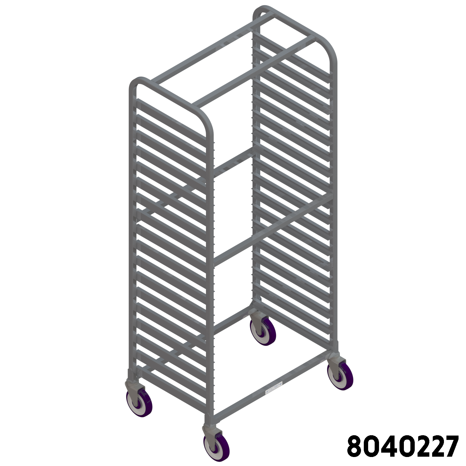 Effortless Mobility: Experience easy movement with radius corners that provide comfort when pushing the cart. The inclusion of four swivel casters with polyurethane wheels enhances mobility, making it a breeze to maneuver.