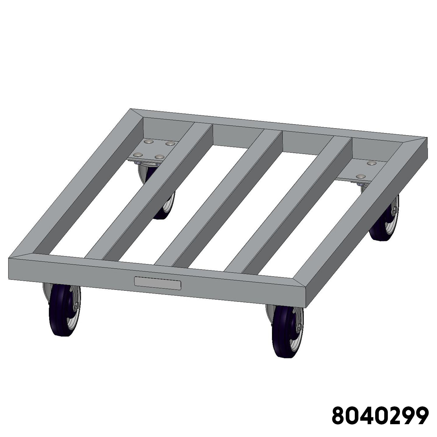 Aluminum Dollies pull cart certified NSF cart solid shelf