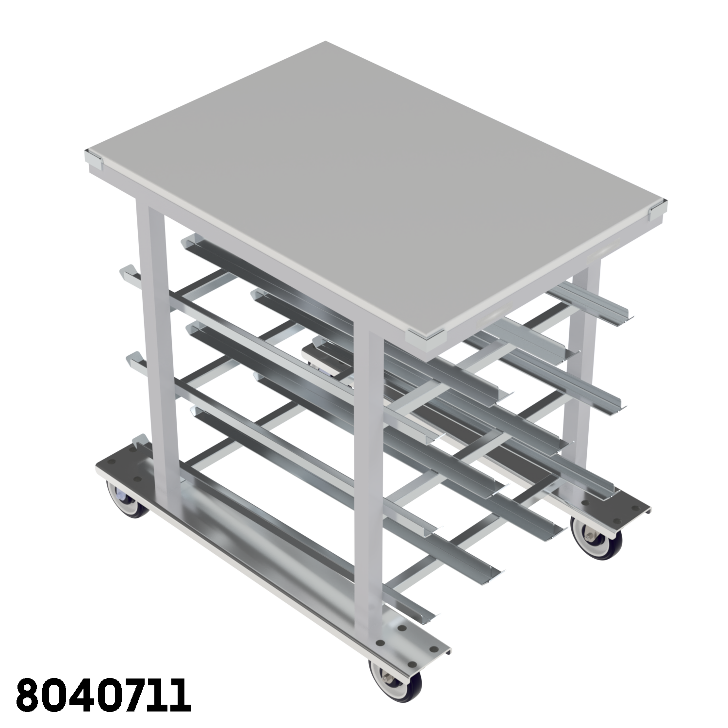 Stringent NSF Compliance: Meets strict standards and procedures imposed by NSF for food service carts. Demonstrates a commitment to quality and safety in food handling.