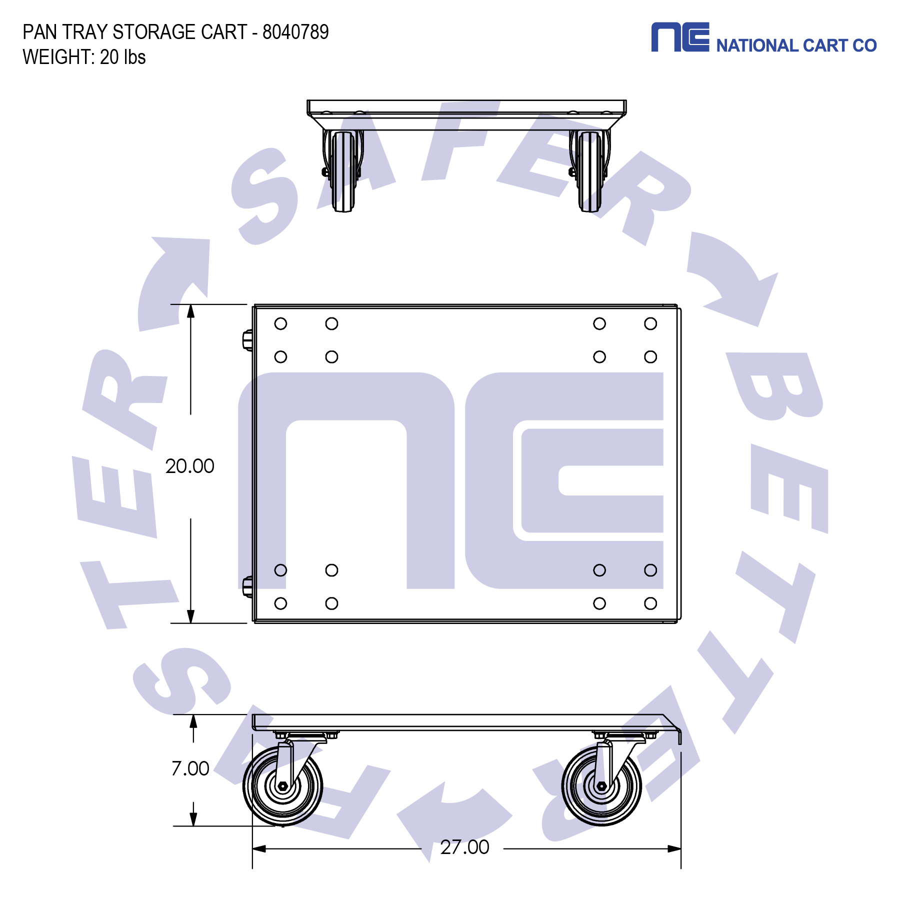 NSF certified Pan Tray Storage Carts kitchen cart bakery cart restaurant cart