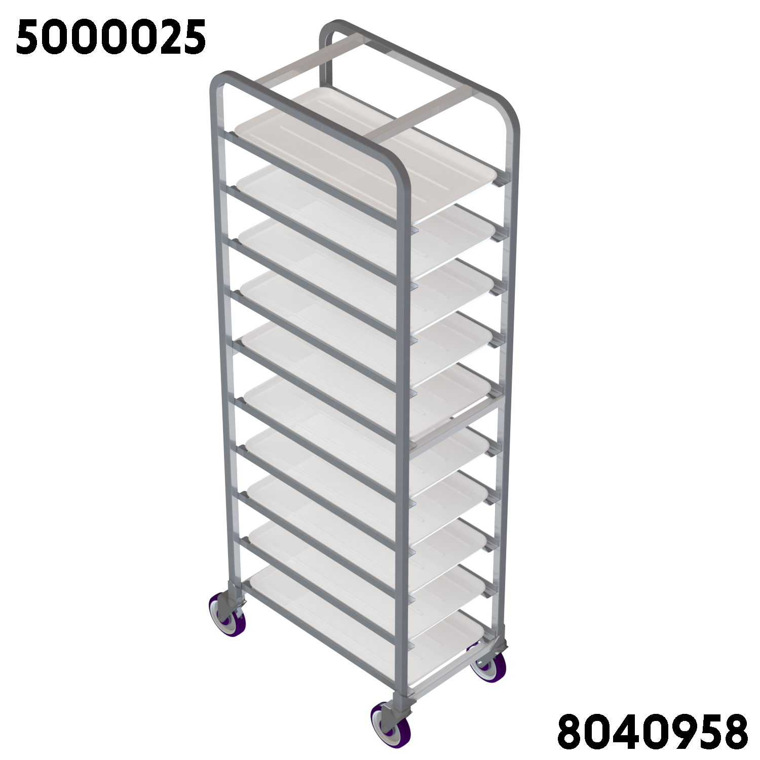 Built to last. Sanitary square aluminum tube with heavy gauge aluminum angle runners. nest dollies industrial cart nesting picking cart NSF cart NSF rack NSF approved NSF certified National Sanitation Foundation tray shelf Distribution Cart picking cart tray shelf picking cart, picking cart, ecom cart, ecommerce cart, ecommerce picking cart, picking cart, INDUSTRIAL CARTS, grocery cart grocery picking cart, department store cart, beverage cart NSF approved. This food service cart meets strict standards and procedures imposed by NSF. lug cart meat department, produce department