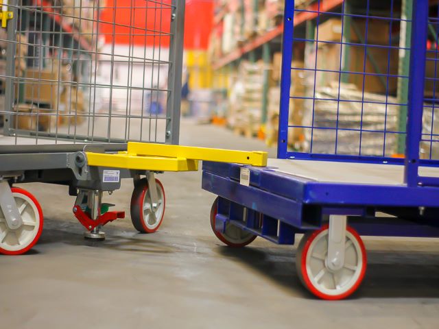 Cage Carts & Aluminum Deck Order Picker Carts | National Cart