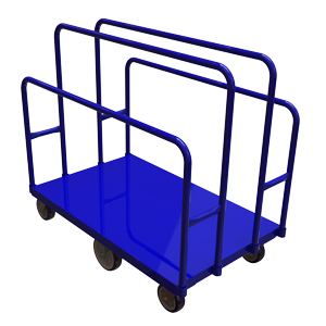 Flat CARTS Wood Commercial Stock Cart Material Handling Used Store Fixtures 