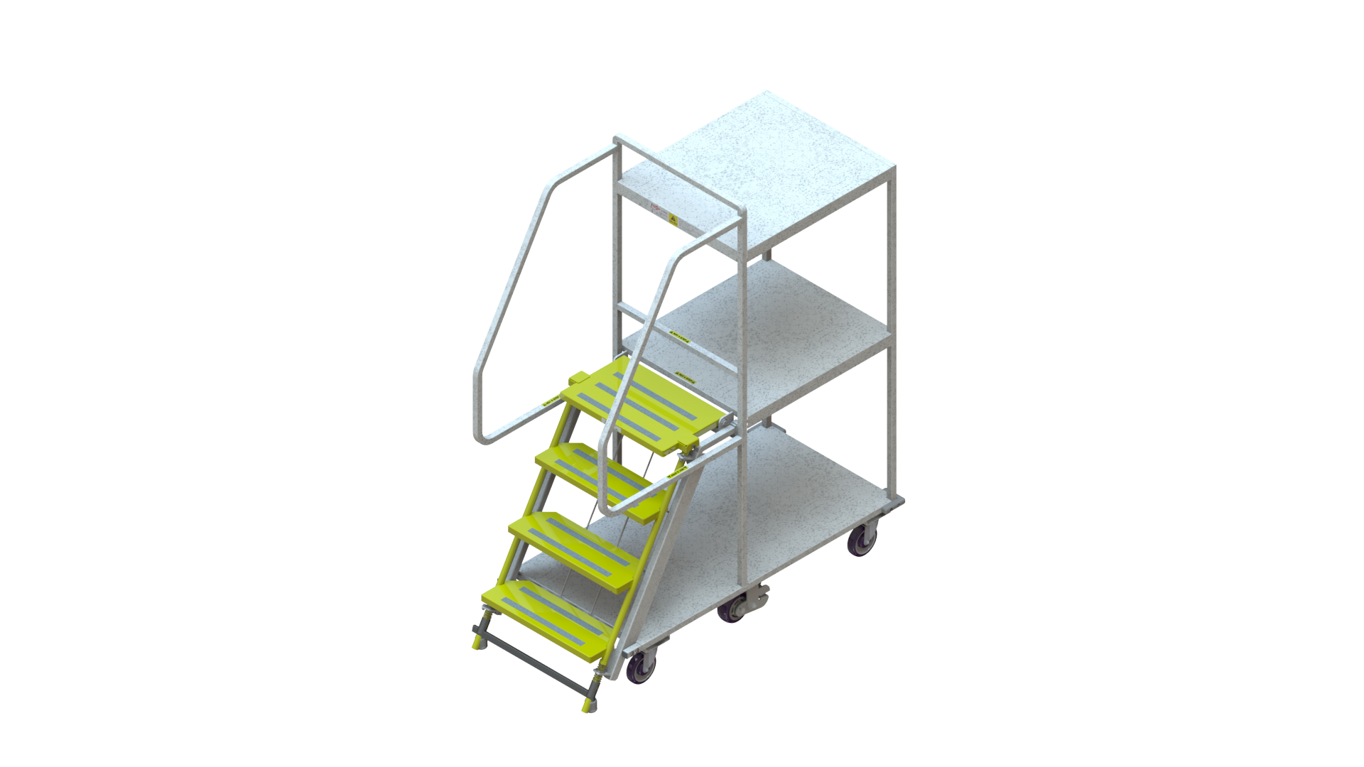 4 Step Automatic Stair Cart | National Cart