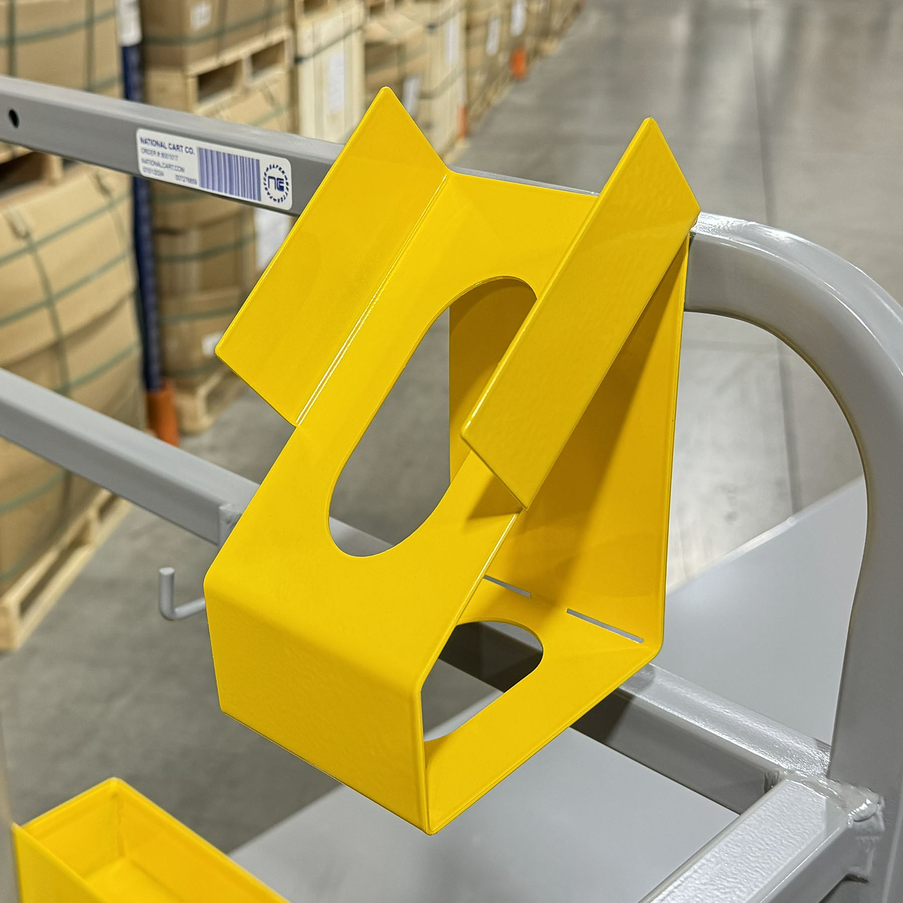 2-Step Stair Cart National Cart Ladder Cart, Ladder Picking Cart, picking cart, ecom cart, ecommerce cart, ecommerce picking cart, step cart, step picking cart, two step cart, 2 step cart