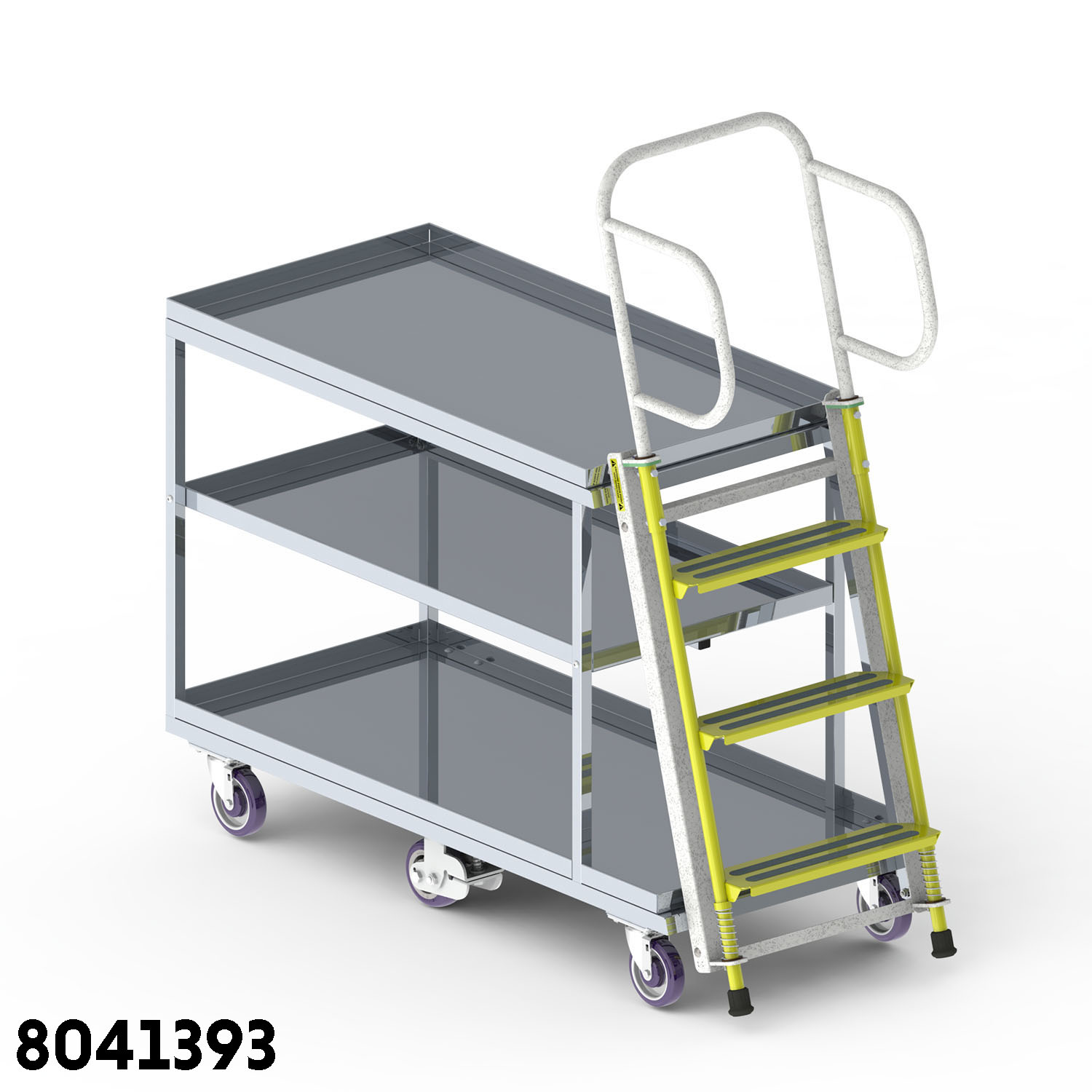 Ladder Picking Cart, Ladder Cart Ladder picking cart 2 step stair cart Ladder Cart, Ladder Picking Cart, picking cart, ecom cart, ecommerce cart, ecommerce picking cart, step cart, step picking cart, three step cart, 3 step cart