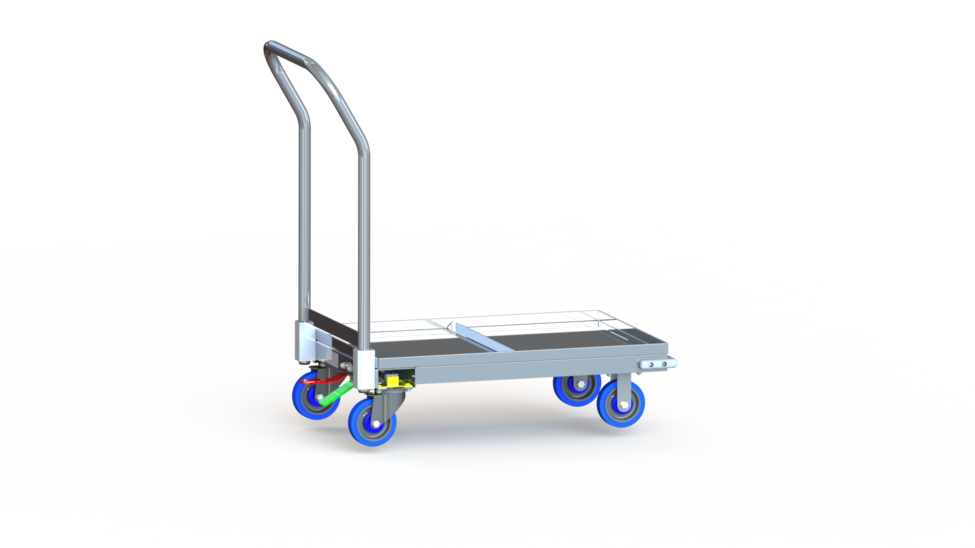 Tote Dolly National Cart Co. Aluminum Tote Dolly