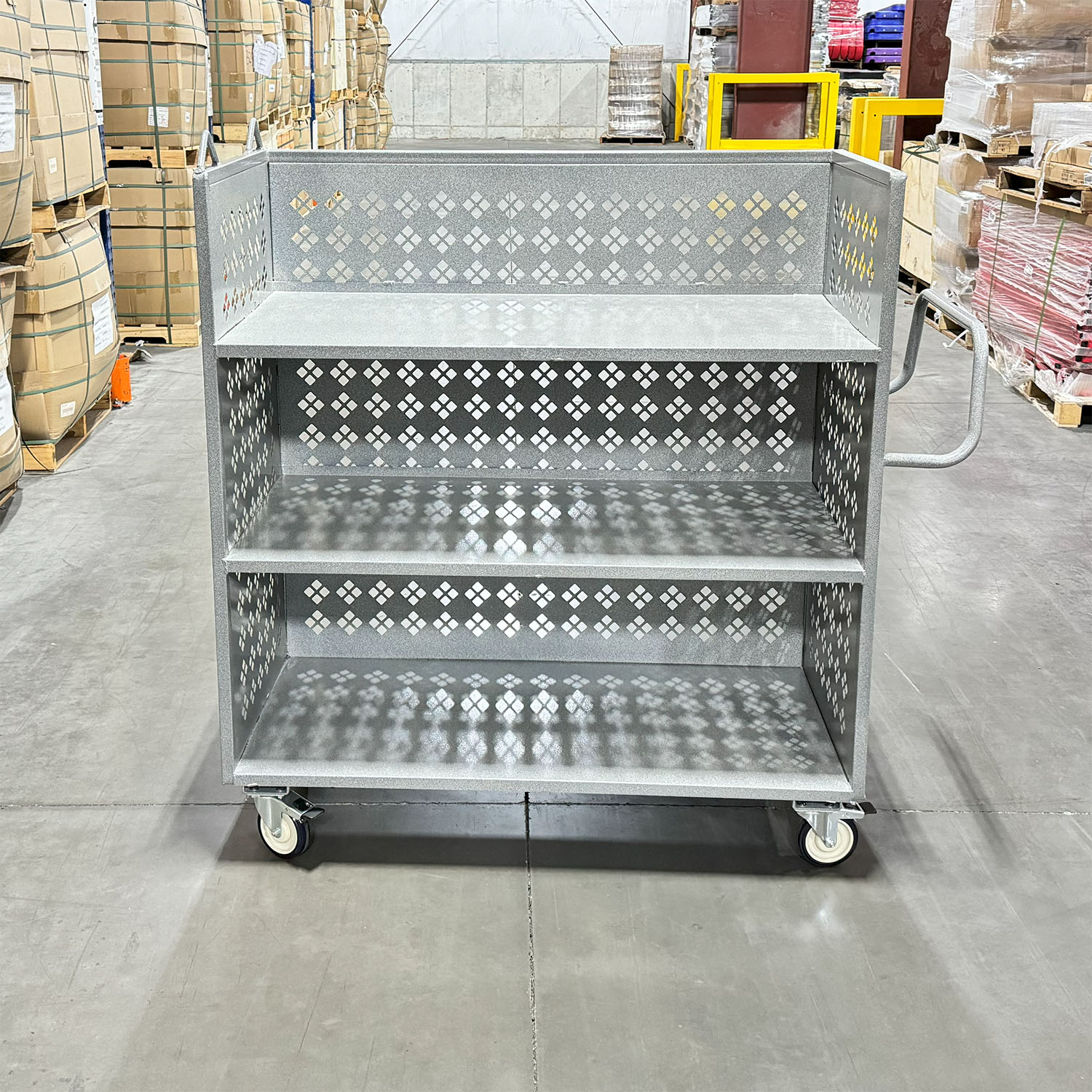 picking cart Utility Cart with 3 Shelves picking cart Three Shelf Distribution Cart picking cart 3 shelf picking cart, 3 shelf Picking Cart, picking cart, ecom cart, ecommerce cart, ecommerce picking cart, picking cart,