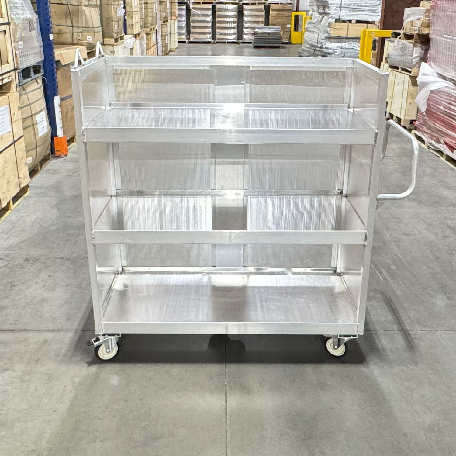 Secure and visible. Three sided enclosure help keep items secure while increasing visibility. Material handling INDUSTRIAL CARTS, picking cart, picking cart | National Cart picking Utility Cart, Distribution Cart, picking cart, ecom cart, ecommerce cart, ecommerce picking cart, picking cart, grocery cart, grocery picking cart, department store cart, beverage cart BACK STOCK CARTS Picking Cart Rolltainer, order picker cart, order picking cart 3- Shelf Slant Pick Cart Picking Cart Material handling INDUSTRIAL CARTS, picking cart | National Cart picking Utility Cart, Distribution Cart, ecom cart, ecommerce cart, ecommerce picking cart, picking cart, grocery cart, grocery picking cart, department store cart, beverage cart BACK STOCK CARTS Picking Cart Rolltainer, order picker cart, order picking cart, tote cart, 2 shelf cart, two shelf cart, replacement cart, Slant cart cart stock