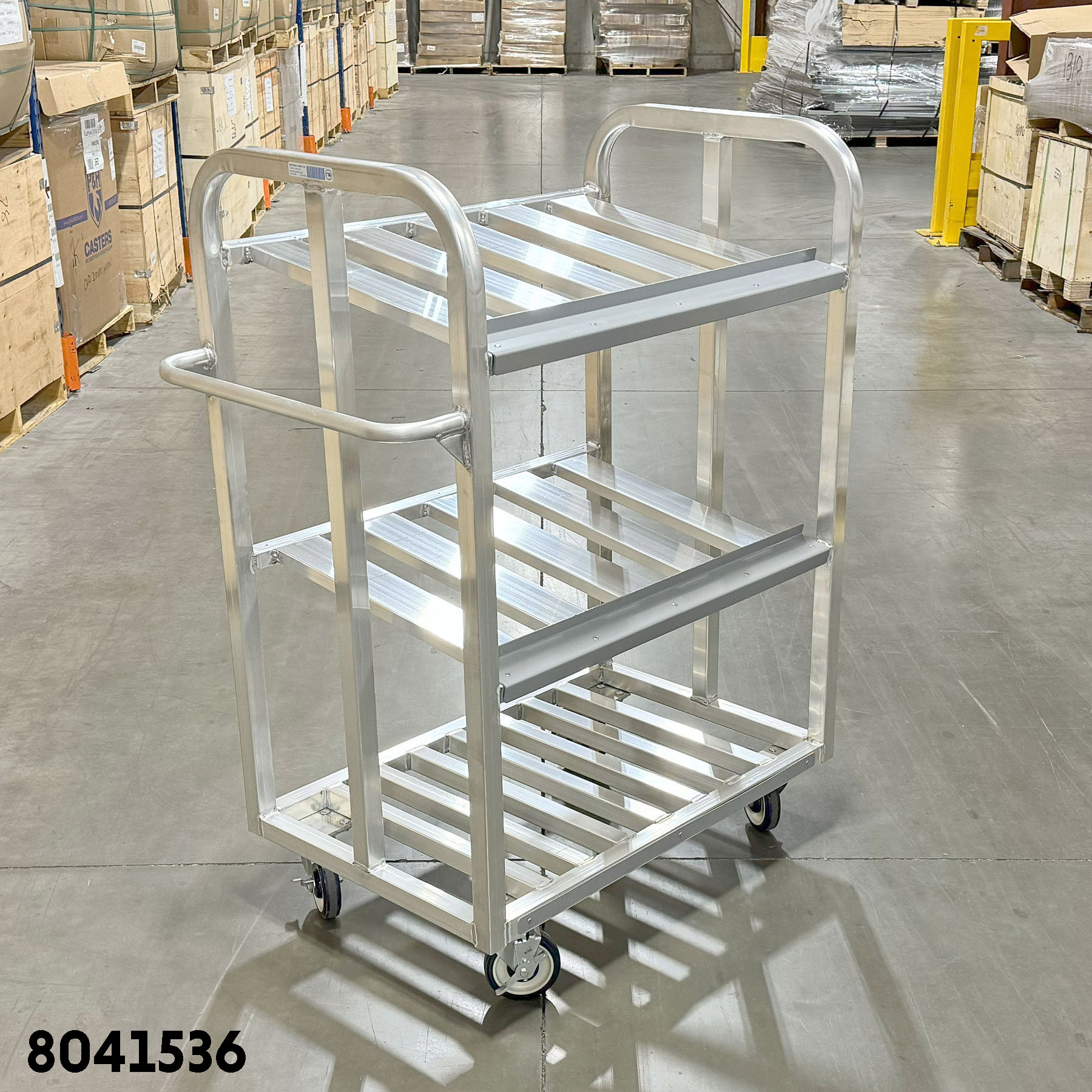 Three slant shelf picking cart Picking Cart Material handling INDUSTRIAL CARTS, picking cart | National Cart picking Utility Cart, Distribution Cart, ecom cart, ecommerce cart, ecommerce picking cart, picking cart, grocery cart, grocery picking cart, department store cart, beverage cart BACK STOCK CARTS Picking Cart Rolltainer, order picker cart, order picking cart, tote cart, 2 shelf cart, two shelf cart, replacement cart, Slant cart