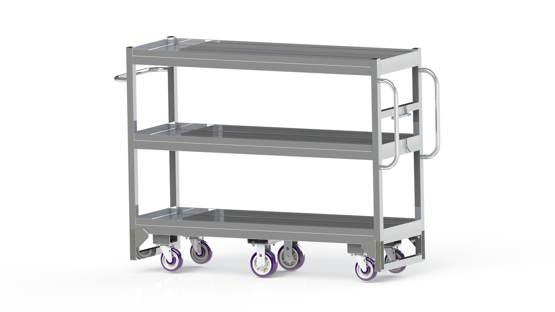 Utility Cart with 3 Shelves picking cart Three Shelf Distribution Cart picking cart 3 shelf picking cart, 3 shelf Picking Cart, picking cart, ecom cart, ecommerce cart, ecommerce picking cart, picking cart,
