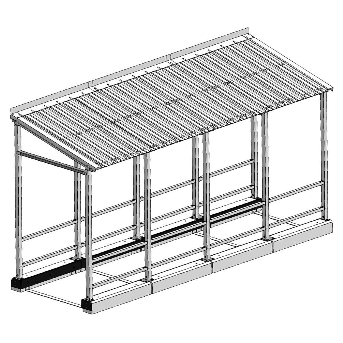 Covered cart Corral | National Cart