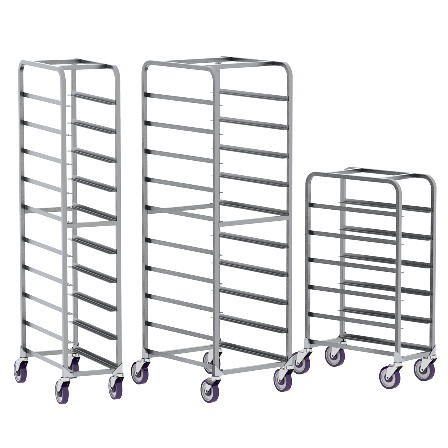 Aluminum End Loading Pan Racks NSF certification bakery cart kitchen cart restaurant cart grocery cart