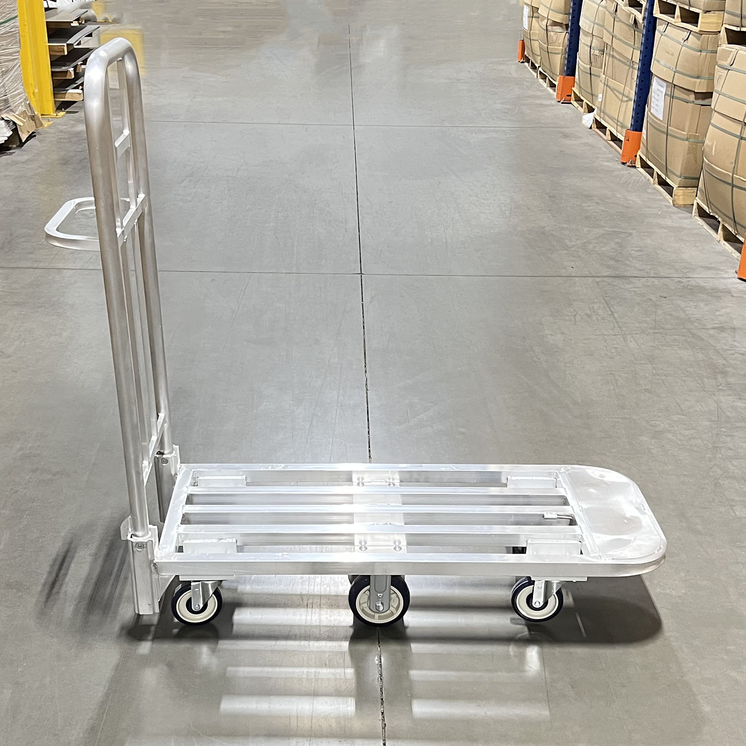 collapsible L-Shaped Utility Cart industrial cart picking cart material handling